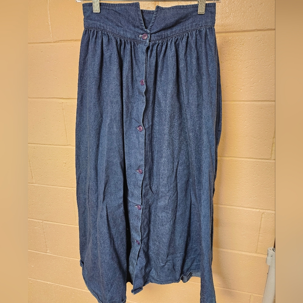 Kenny Rogers Denim Skirt